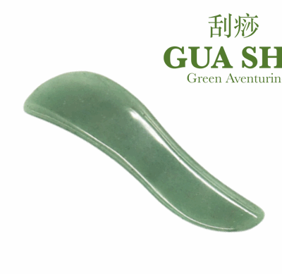 Green Aveturine Gua sha S-form