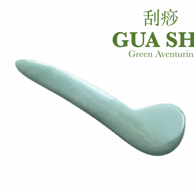 Green Aventurine Gua sha-sked