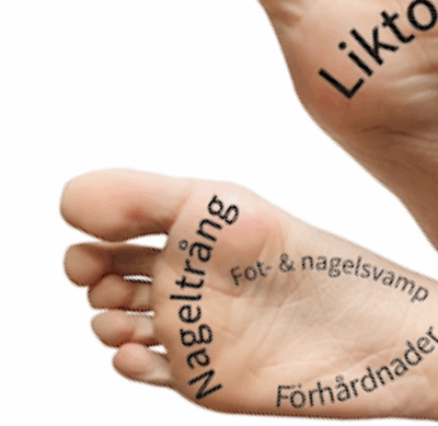 Plansch Medicinsk Fotvård